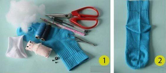 4 مدل ساخت عروسک فانتزی با جوراب 4 مدل ساخت عروسک فانتزی با جوراب