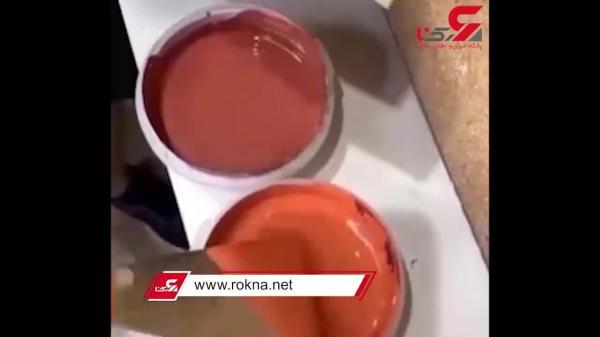 این دیوار با آجر طراحی شد